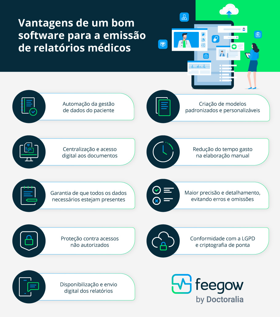Emissão de relatórios médicos: aumente a precisão e agilidade com um software