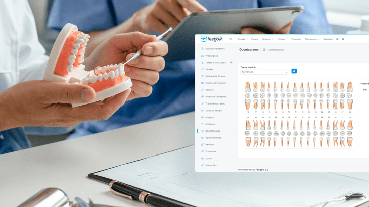 Prontuário odontológico Feegow Odonto